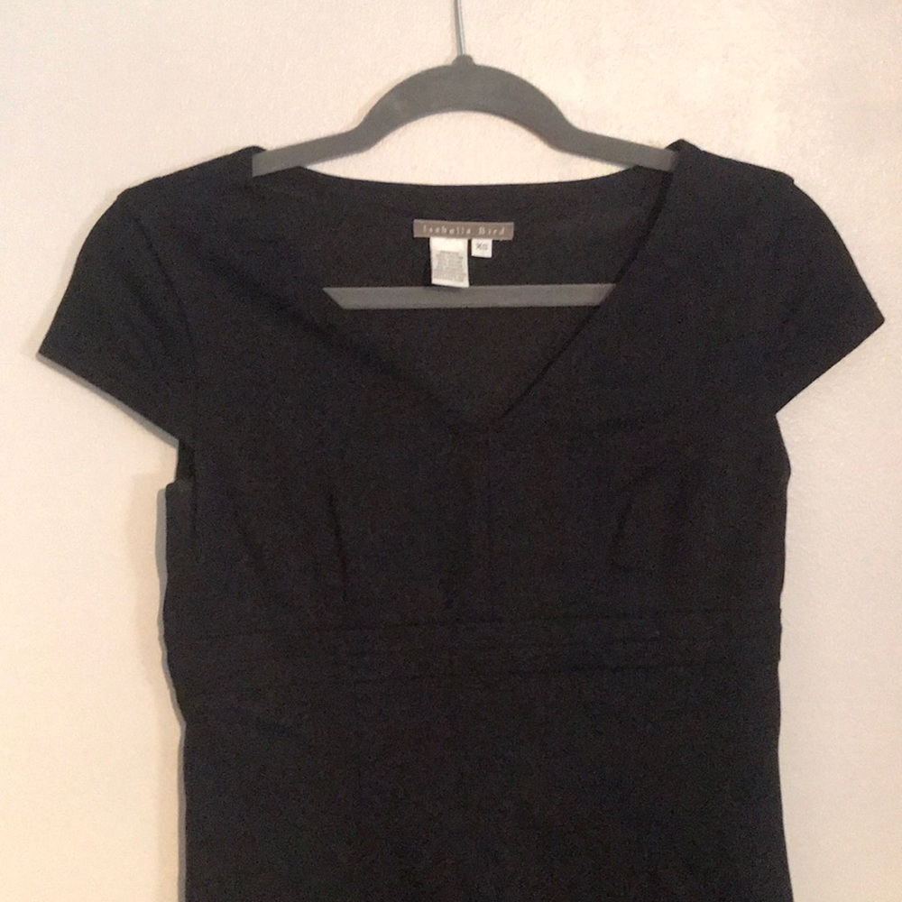 Isabella Bird - Anthropologie Black Body Con Dress